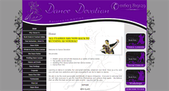 Desktop Screenshot of dancedevotion.co.uk